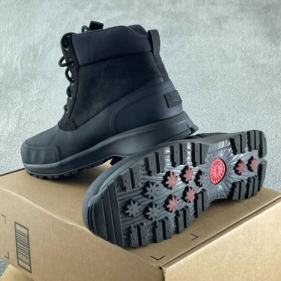 UGG Men's Emmett Duck Boot Black 13 Durable Rubber Sole NWOB S016 - Picture 6 of 8